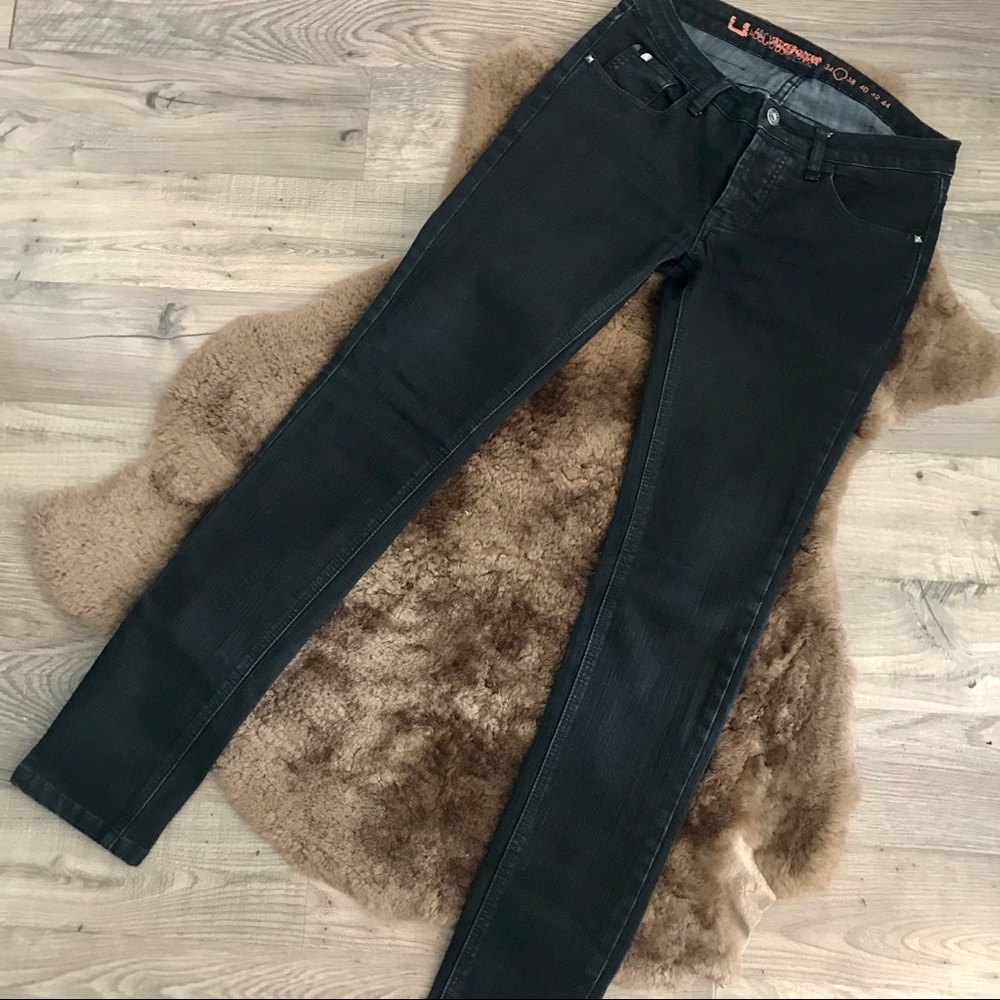 VGUC  ADOLFO DOMINGUEZ black jeans